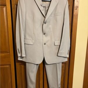 Calvin Klein Men’s Taupe Suit